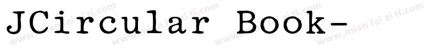 JCircular Book字体转换